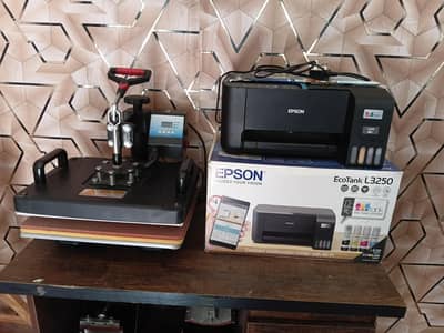 Sublimation printing full setup for sale heatpress machine 1 into 5