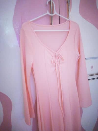 Pink Sweetra summer Shein Long Sleeved Coquette Dress