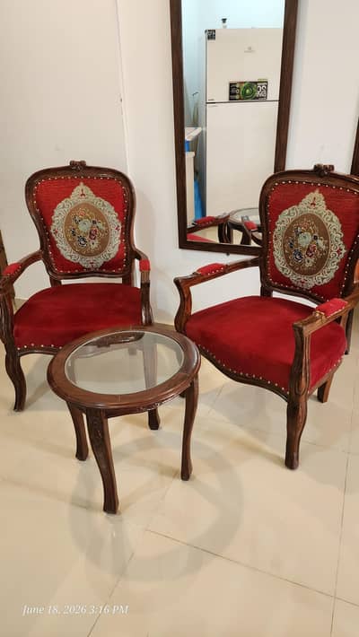 Pure Sheesham Turkish Chair set