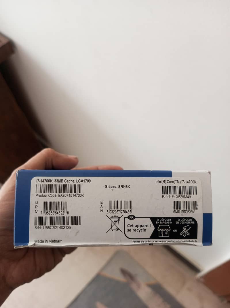 Intel Core i7 14700K 14th Generation Processor. 1