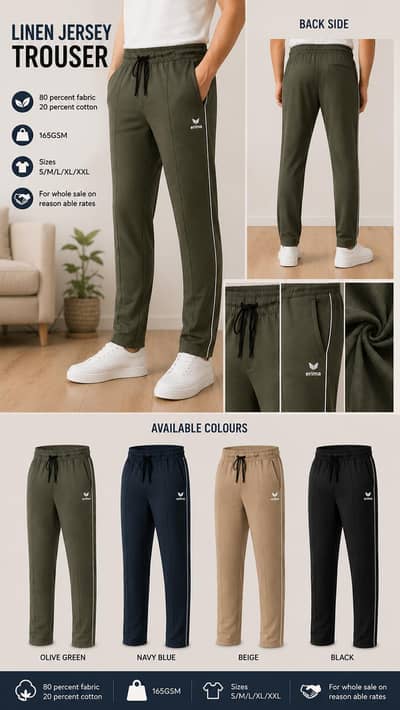 Trouser and cargo for men |linen trousers|baggy trousers