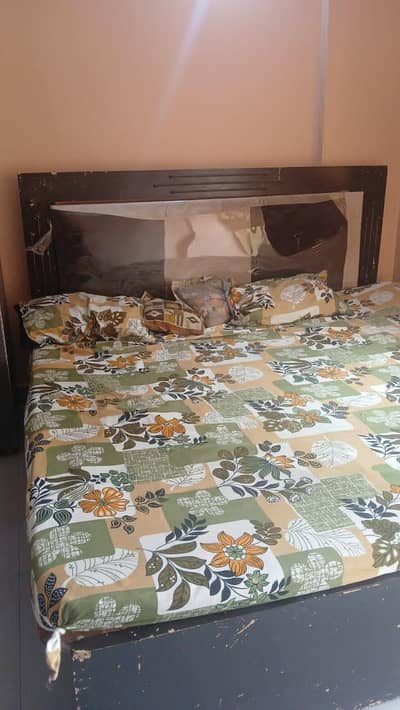 bed and mattress