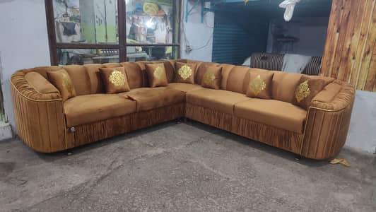 L shape sofa set-Sofa set-Poshish sofa - Sofa bed - luxury sofa set