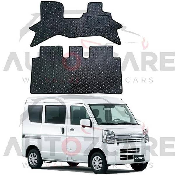 Suzuki Every Japanese 7D Floor Mat ( Flat Style ) - Model 2016-2025