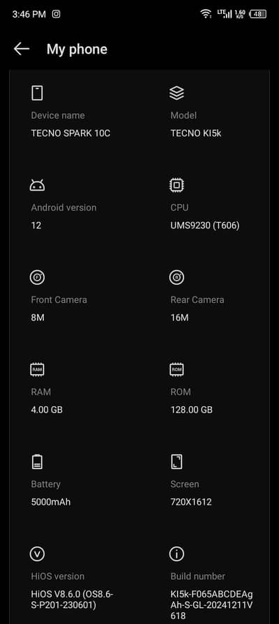 Tecno Spark 10C