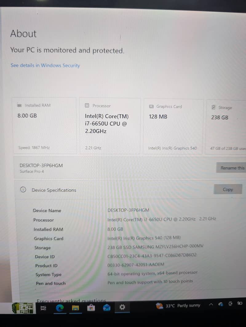 Microsoft Surface Pro 4 7