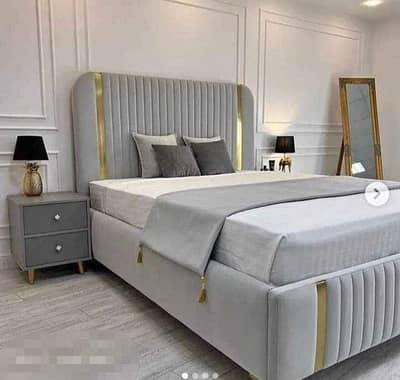 Double bed / bed set / wooden bed / bed / Furniture / King size bed