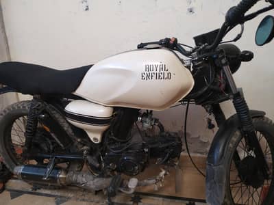union star converted to cafe racer