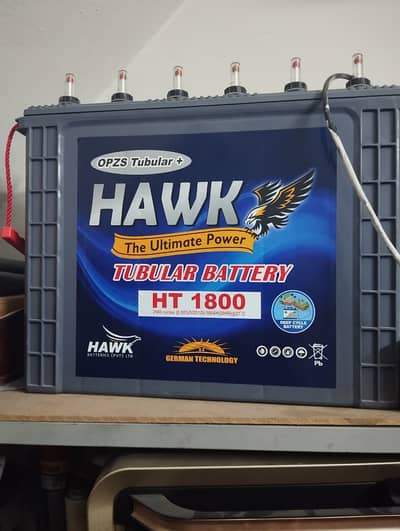 Hawk HT 1800- 185 AH] | 6 MONTH FREE REPLACEMENT WARRANTY