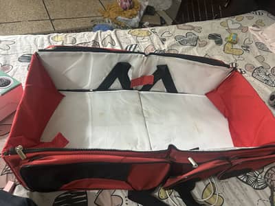 Baby bag cum bed imported