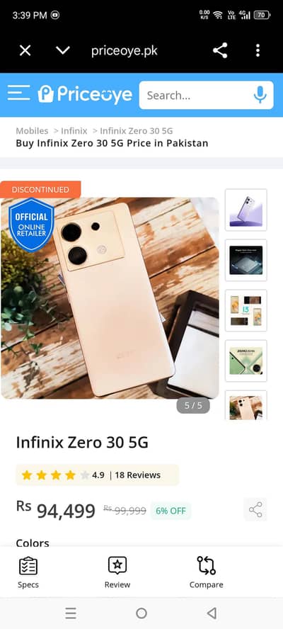 Infinix Zero 30
