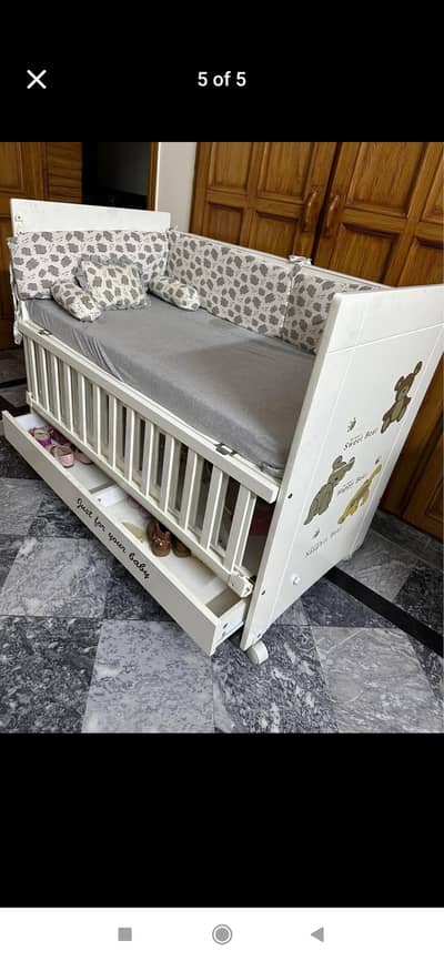 Babycrib with bedding