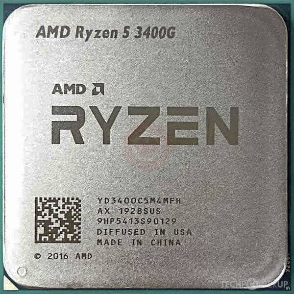Amd ryzen 3400G Processer 0