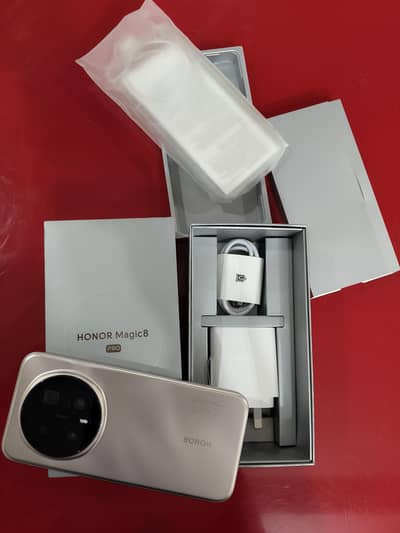 Honor Magic 8 Pro, 12GB RAM, 512GB Storage, Sunrise Gold