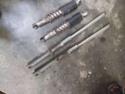 Front and Rear Shocks 70 bike