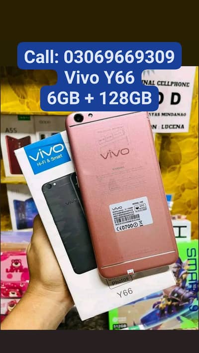 Vivo Y66 PTA Approved 6GB + 128GB With Box 10by10 With Warranty