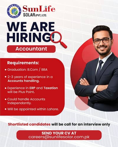 Accountant – 2+ Years Experience Required