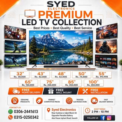 WEEKEND OFFER 48" inches Samsung Android Led tv best quality