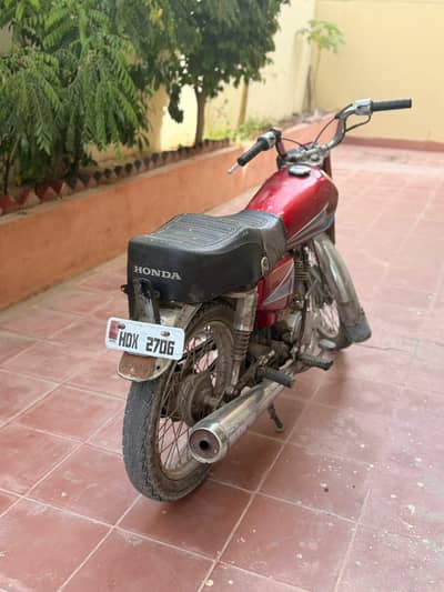 honda cg 125 for sale 2008 model (hyd) num