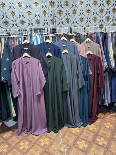 Premium fabric simple abaya
