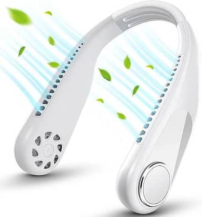 Portable USB Rechargeable Neck Fan