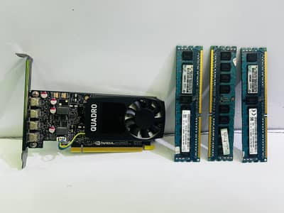 Nvidia P1000 Graphic Card , aur 3 Ram DDR3 8GB Arjunt Sale