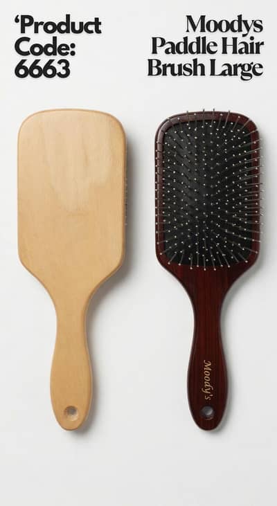 Moody's Wooden Hair Brushes