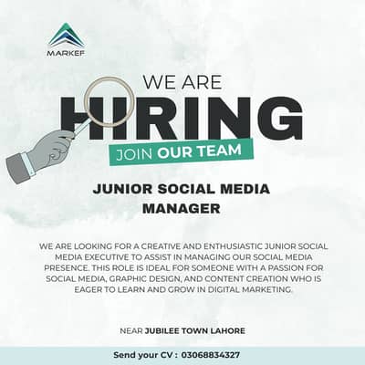 Junior Graphic Designer & Social Media Manager (On-site)