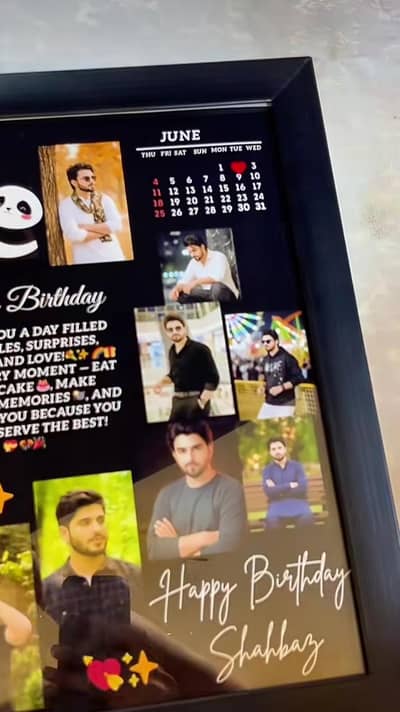 Customized Birthday FRAME