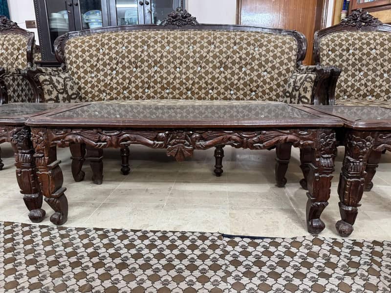 2 sofa set and 3 table set 17