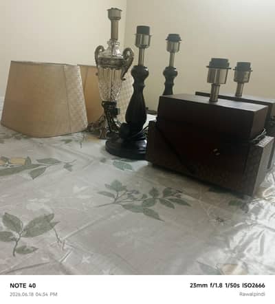 5 table lamps