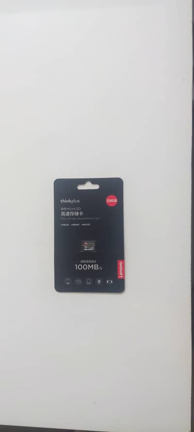 Lenovo branded SD card 128gb 100mb/s speed