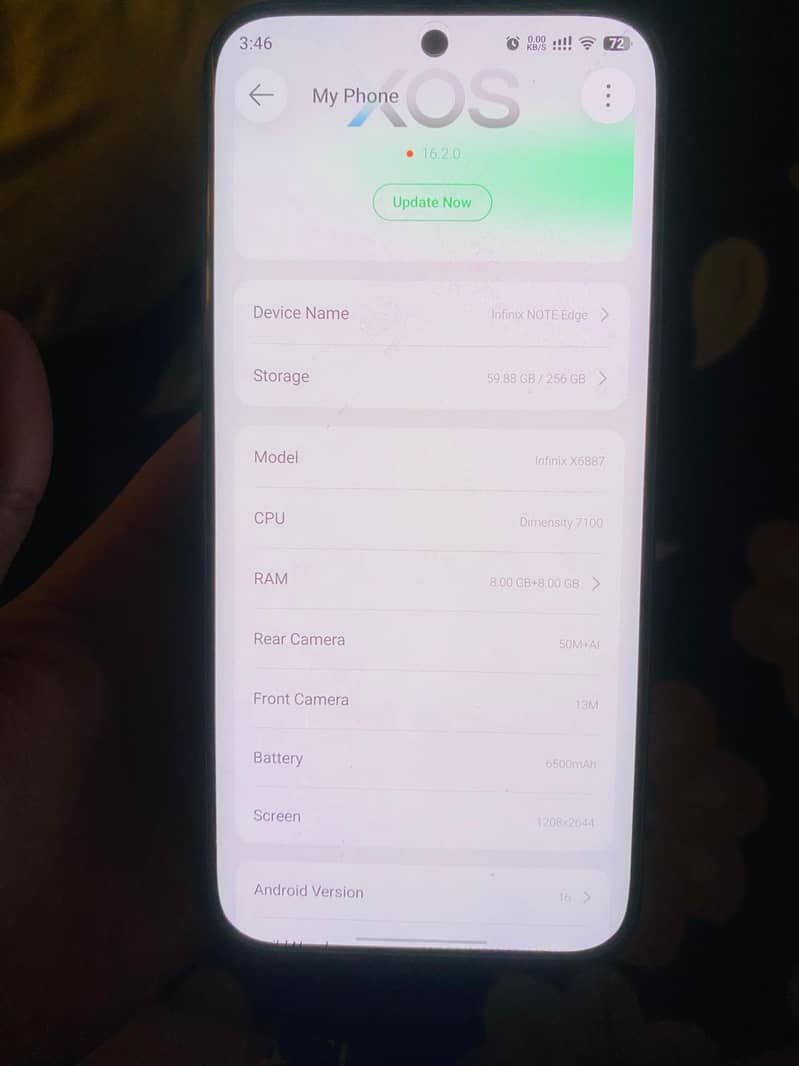 infinix Note edge 4