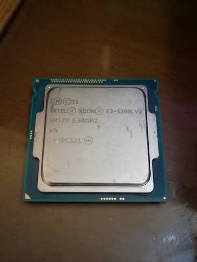 XEON E3 1268L V3 4th Gen Processor 45W TDP  4 Cores 8 threads i7 Equal