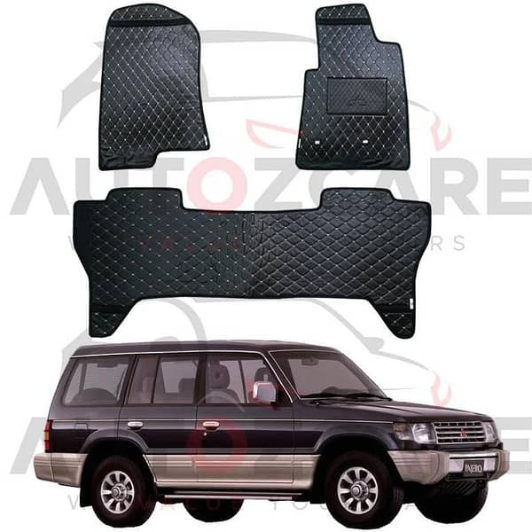Mitsubishi Pajero 7D Floor Mat ( Flat Style ) 3PCS - Model 1992-1998