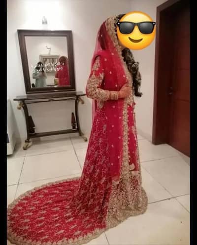 Stunning Red Bridal Lehenga Set
