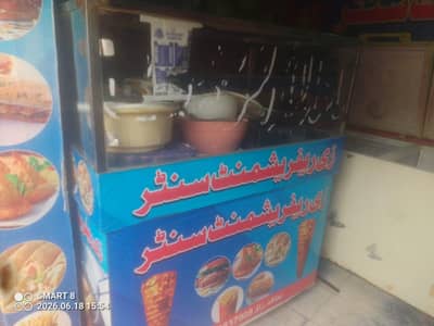 Shawarma burger fries full setup for sale