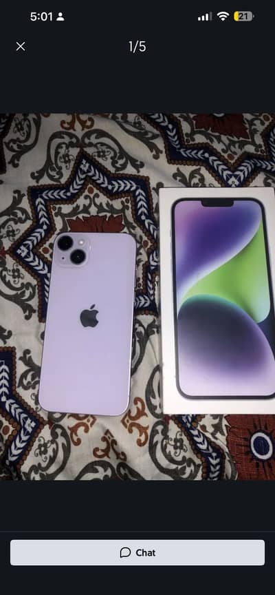 Apple iPhone 14 plus 128gb fuctory unlock box saath hi