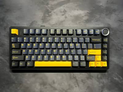 AULA 75% Mechanical Keyboard - RGB, Custom Switches, Volume Knob - Com