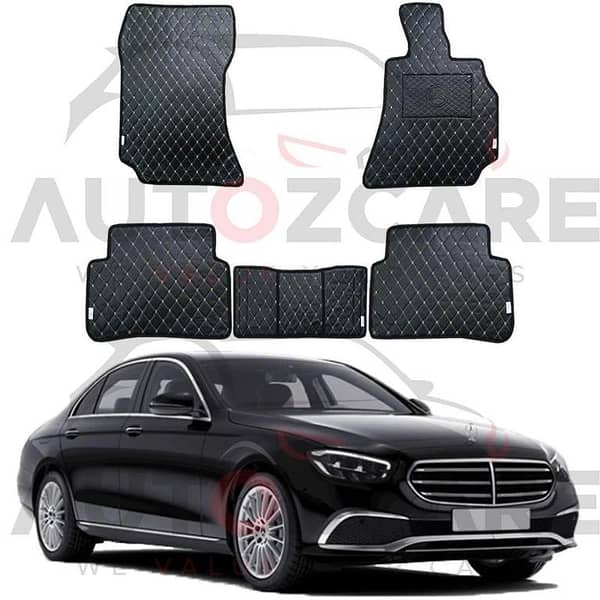 Mercedes E200 7D Floor Mat ( Flat Style ) 5PCS - Model 2009-2025