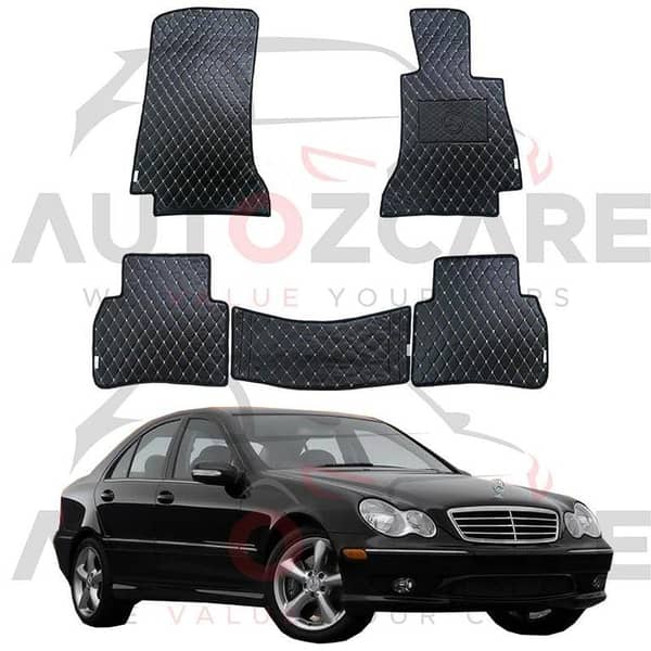 Mercedes C200 7D Floor Mat ( Flat Style ) 5PCS - Model 2001-2007