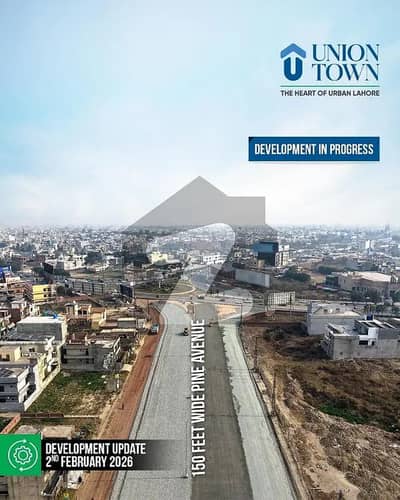 3 Marla Luxury Residential Plot in Union Town Pine Avenue Easy 2.5 Year Installments.