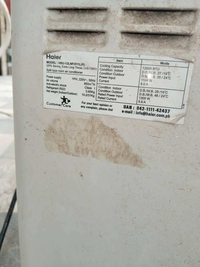 Haier split AC 0