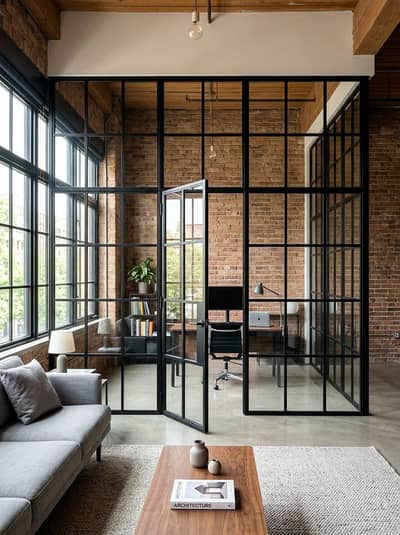 Office Glass Partitions / Modular Glass Partition / Glass room Divide