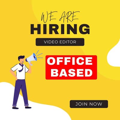 Video Editor Wanted (Office Based Only)