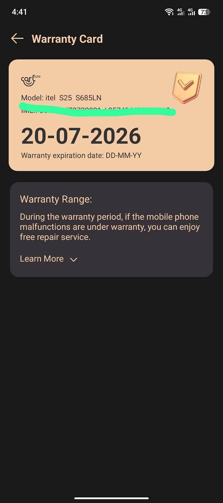 Itel S25 4