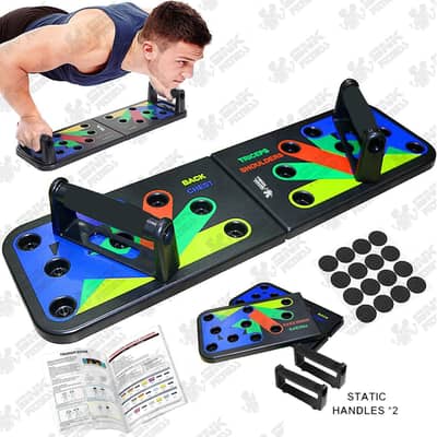 Foldable push up board. Delivery available. Genuine quality.