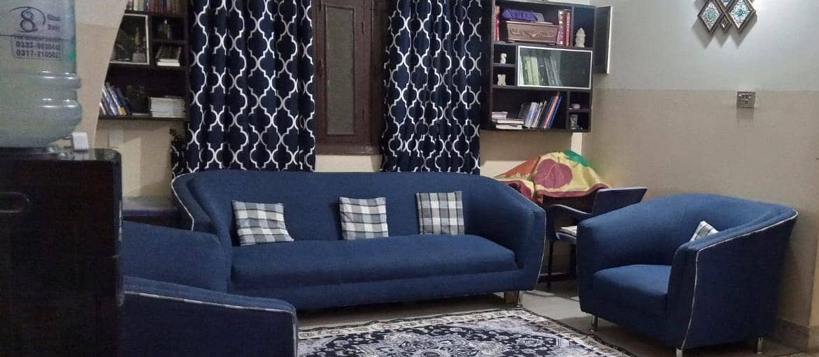 Blue Sofa Set 0