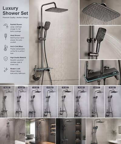 Luxury Rain Showers Set Available Premium Quality Any kind Of Bathroom