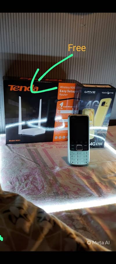 gfive touch&type phone with box and gift